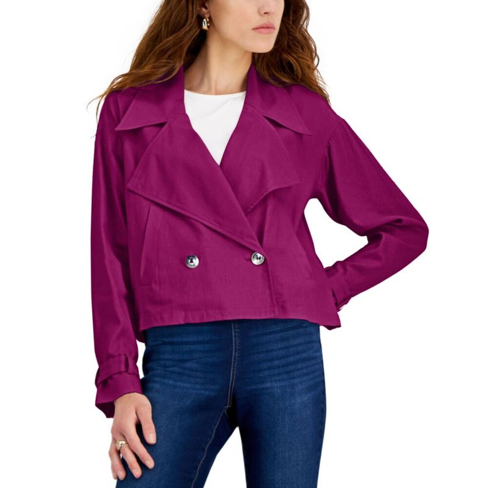 INC International Concepts Womens Double Breasted Jacket